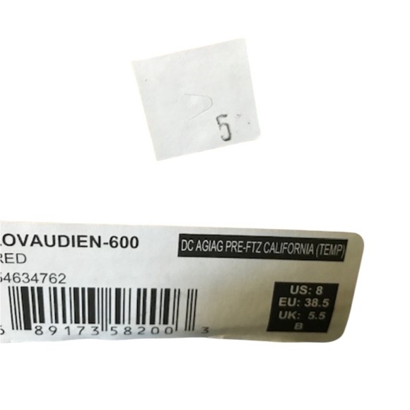 Call It Spring White Sneakers RED - Picture 3 of 3